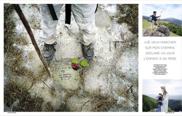 Parution, GEO Extra, « Le chemin de Santiago » (suite)