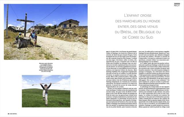 Parution, GEO Extra, « Le chemin de Santiago » (suite)