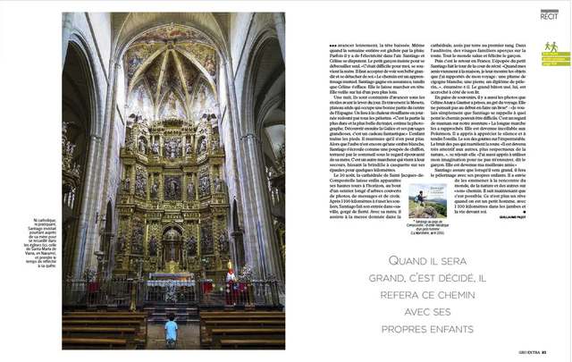 Parution, GEO Extra, « Le chemin de Santiago » (suite)